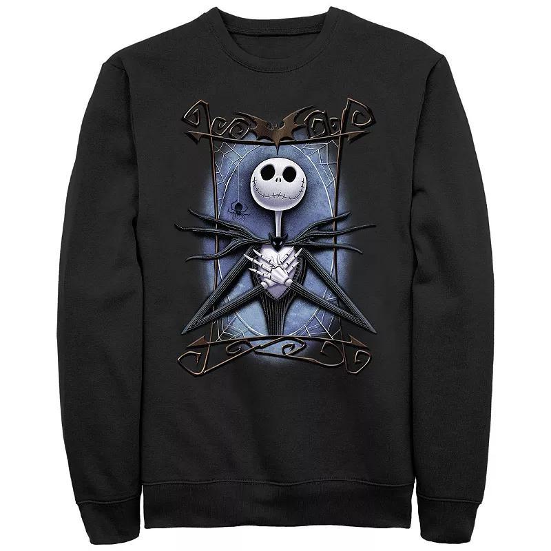 Disneys The Nightmare Before Christmas Jack Spooky Frame Mens Graphic Fleece Product Image