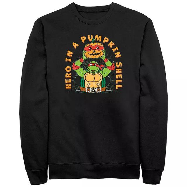 Big & Tall Teenage Mutant Ninja Turtles Hero In A Pumpkin Shell Halloween Fleece Sweatshirt, Mens Product Image