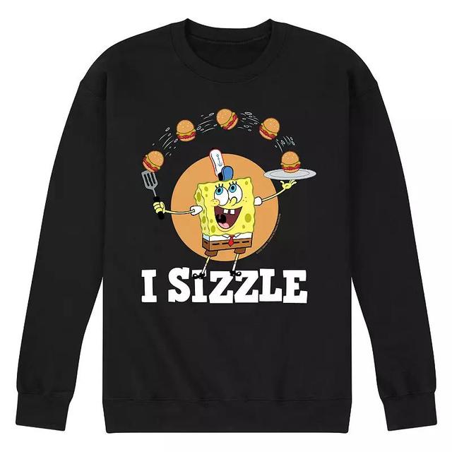 Mens Nickelodeon SpongeBob SquarePants I Sizzle Fleece Sweatshirt Product Image