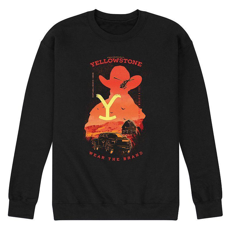 Mens Yellowstone Silhouette Sweatshirt Product Image