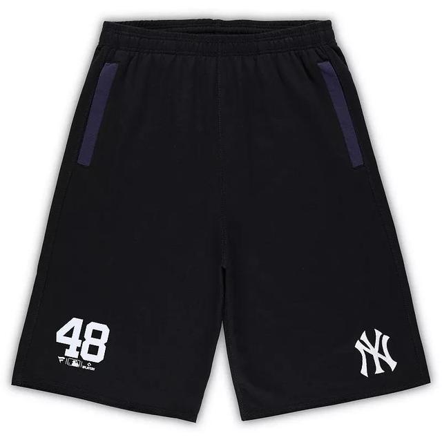 Mens Anthony Rizzo New York Yankees Big & Tall Stitched Double-Knit Shorts Product Image