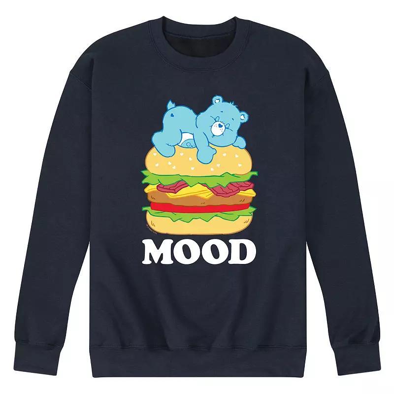 Mens Care Bears Mood Bedtime Bear Burger Fleece Sweatshirt Product Image