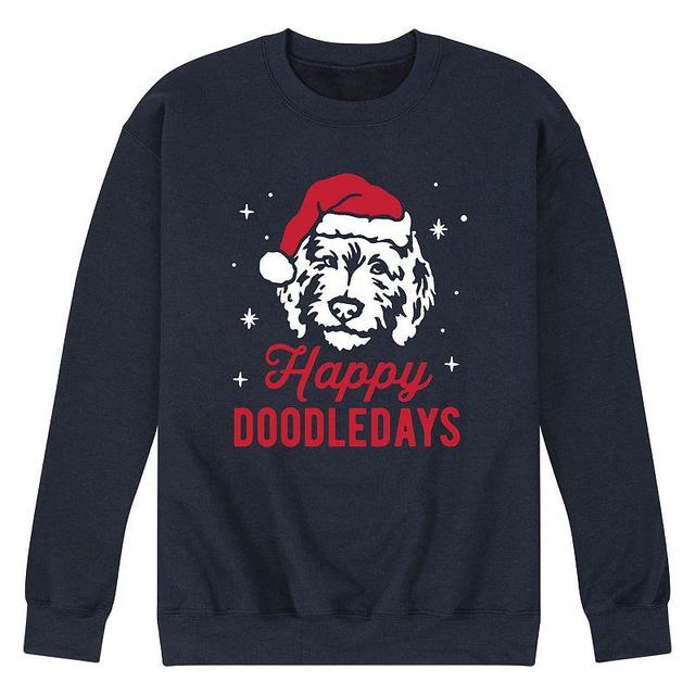 Mens Happy Doodledays Sweatshirt Blue Product Image