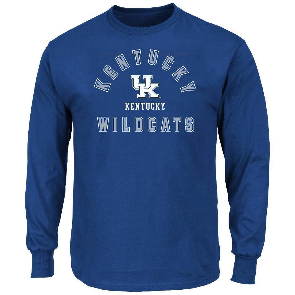 NCAA Kentucky Wildcats Mens Big and Tall Long Sleeve T-Shirt - 2X Product Image