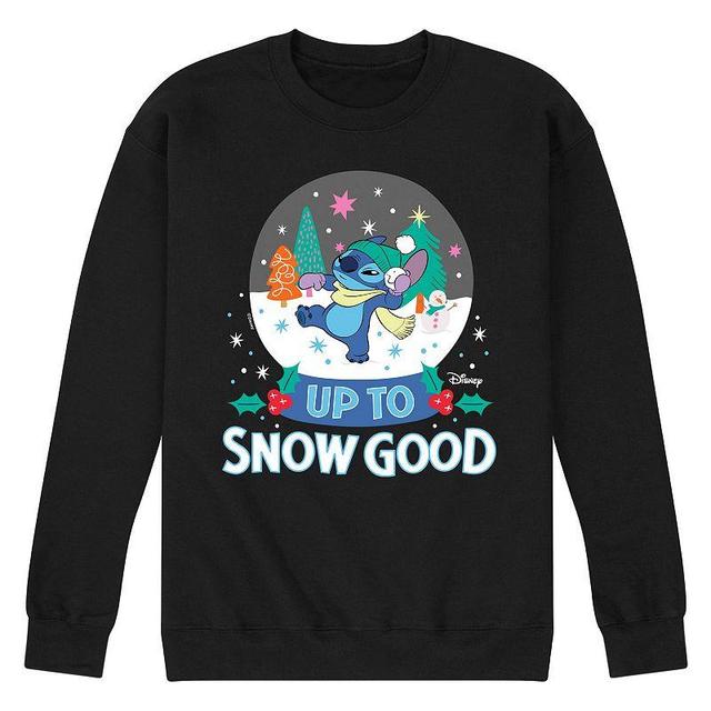 Disneys Lilo & Stitch Up To Snow Good Tee, Mens Product Image