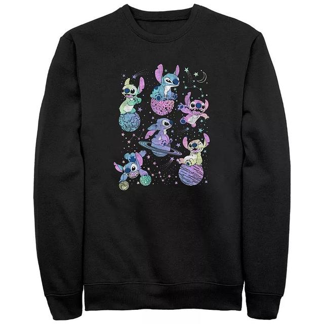 Mens Lilo & Stitch Planetary Stitch Graphic Fleece Product Image