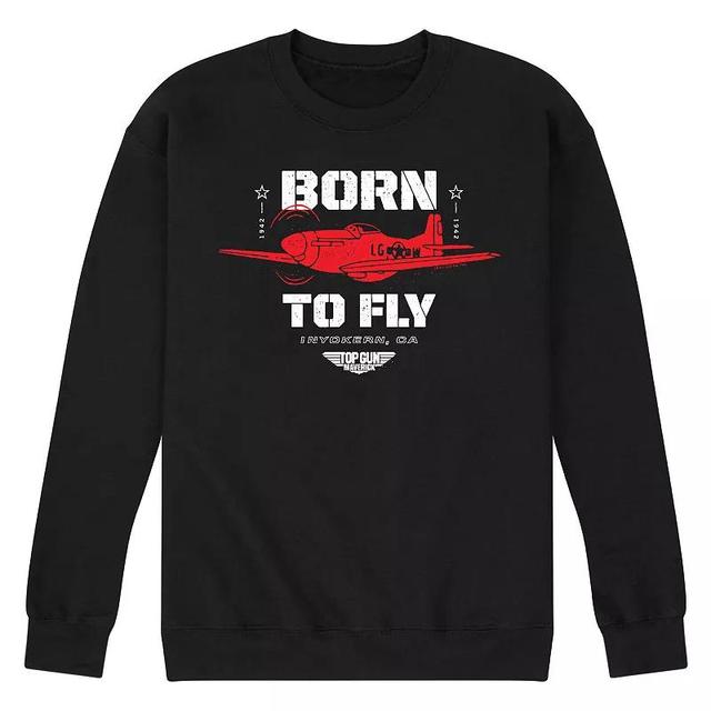 Mens Top Gun Maverick Born To Fly Sweatshirt Product Image