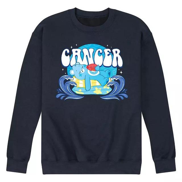 Mens Care Bears Cancer Fleece Sweatshirt Blue Product Image