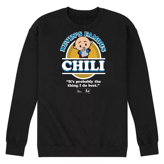 Mens The Office Kevins Chili Fleece Sweatshirt Black Product Image