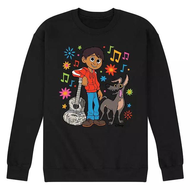 Disney / Pixars Coco Miguel Y Dante Mens Fleece Sweatshirt Blue Product Image