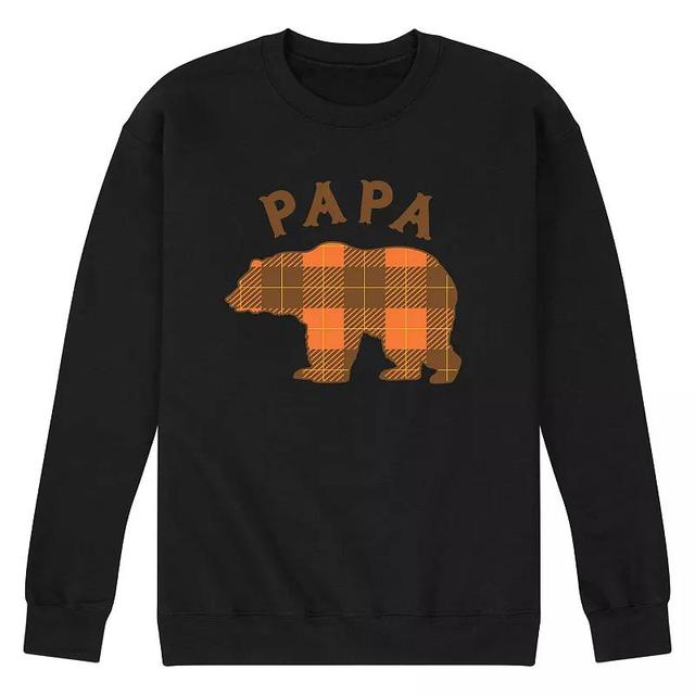 Mens Fall Bear Papa Sweatshirt Black Product Image