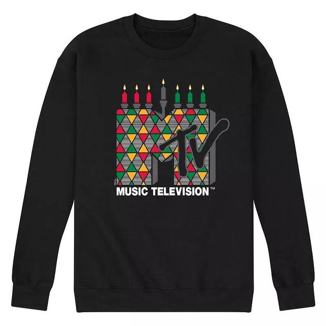 Mens MTV Kwanzaa Logo Fleece Sweatshirt Product Image