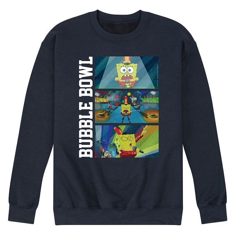 Mens SpongeBob SquarePants Sweet Victory Sweatshirt Blue Product Image