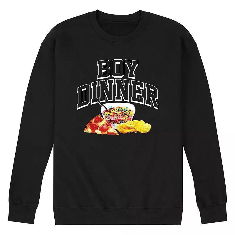 Mens Boy Dinner Fleece Sweatshirt Product Image