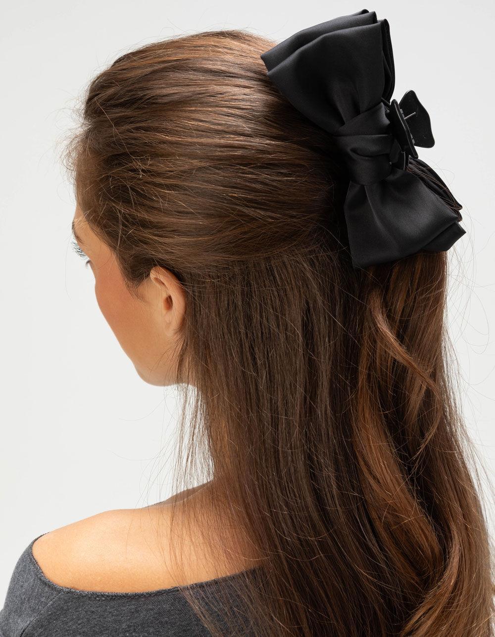 FULL TILT Satin Bow Claw Clip Product Image