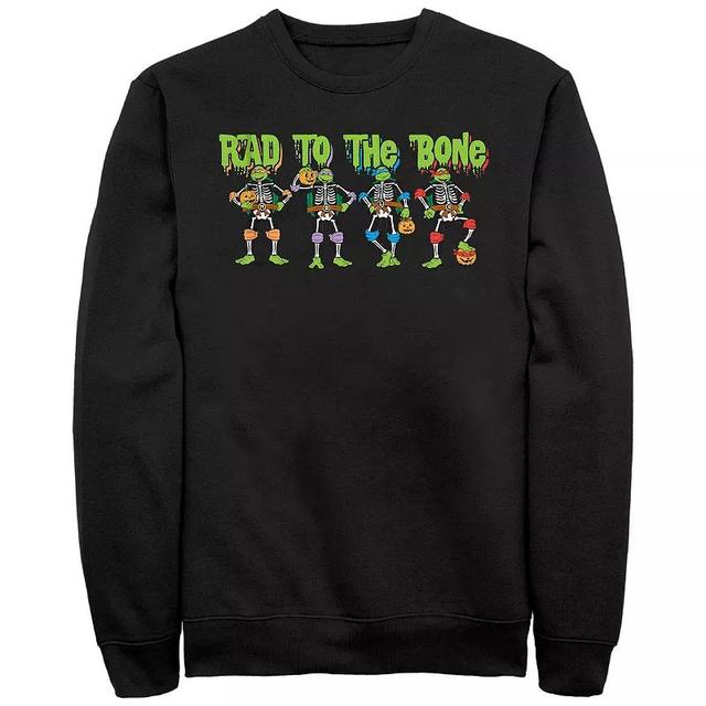 Big & Tall Teenage Mutant Ninja Turtles Rad To The Bone Halloween Fleece Sweatshirt, Mens Product Image