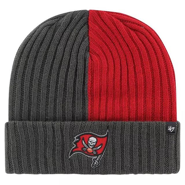 Mens 47 Pewter Tampa Bay Buccaneers Fracture Cuffed Knit Hat Product Image