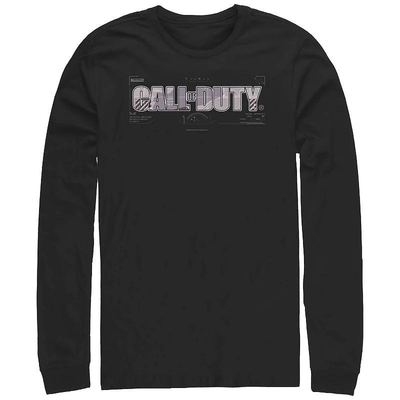 Mens Call Of Duty Blue Desert Title Logo Graphic Tee Product Image