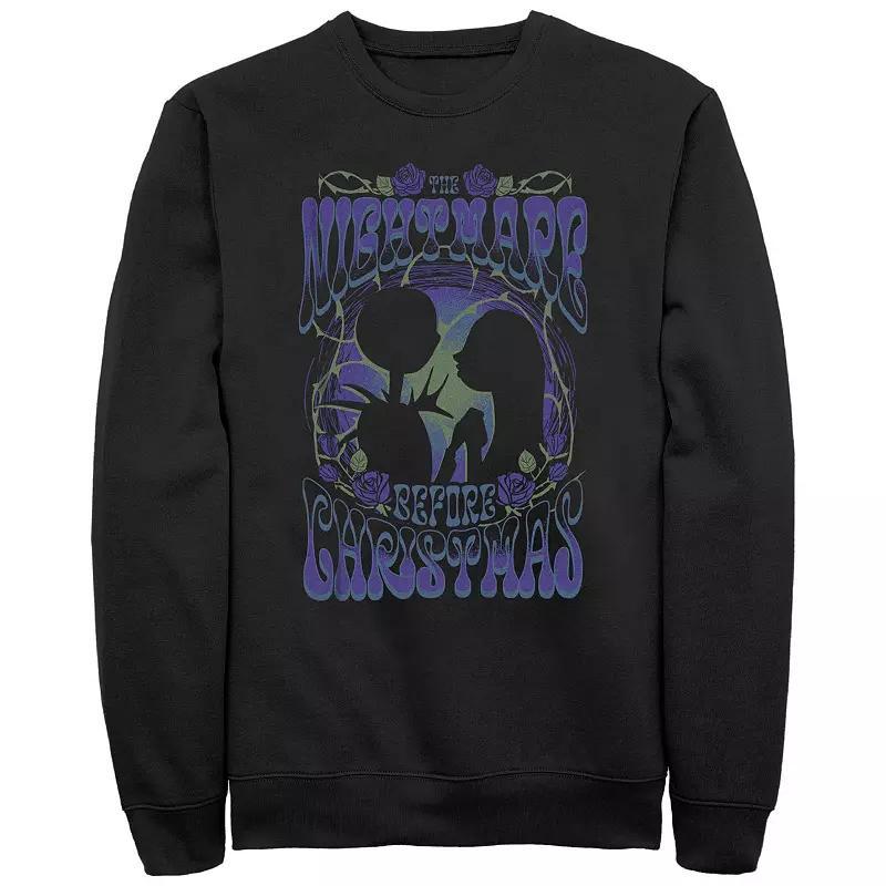 Disneys The Nightmare Before Christmas Roses Poster Mens Graphic Fleece Product Image