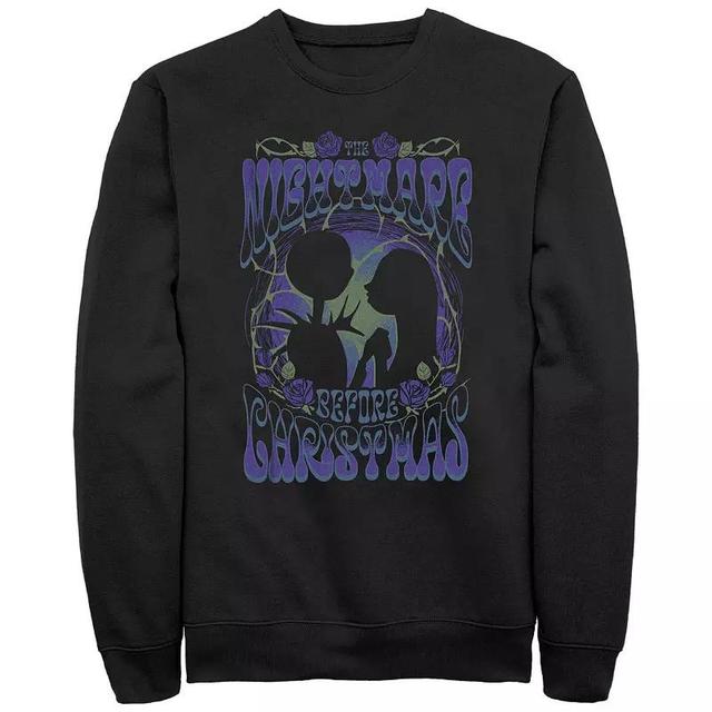 Disneys The Nightmare Before Christmas Roses Poster Mens Graphic Fleece Product Image