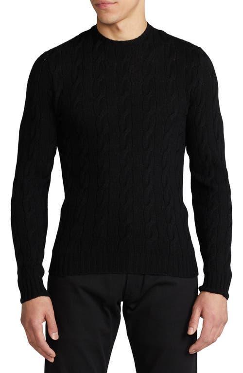 Mens Cableknit Cashmere Sweater Product Image