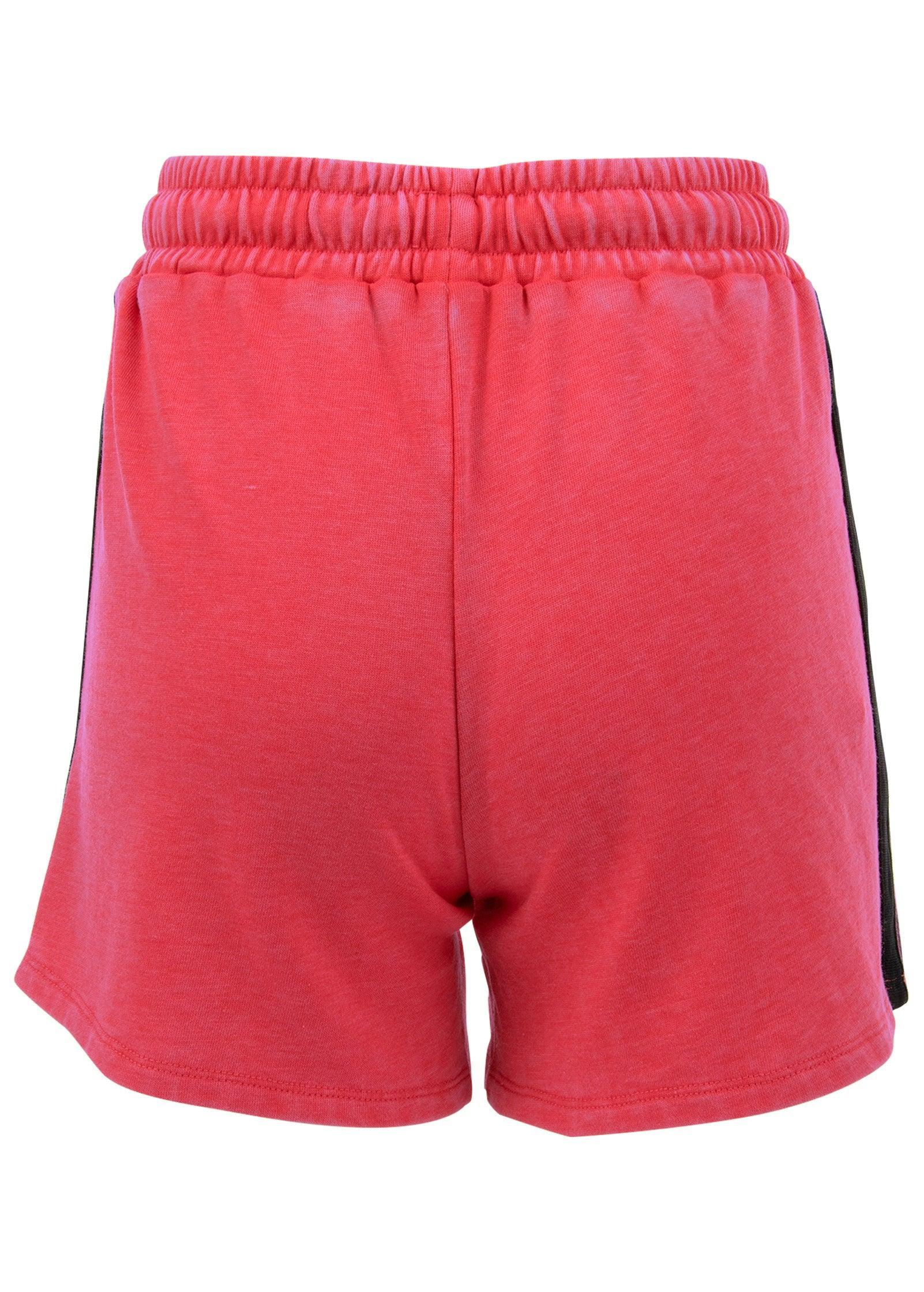 Sweatshirt And Shorts Set - Red Product Image