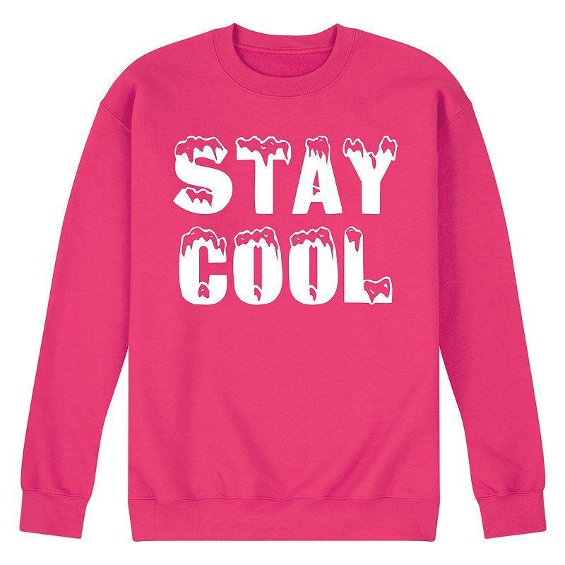 Mens Stay Cool Fleece Sweatshirt Med Grey Product Image