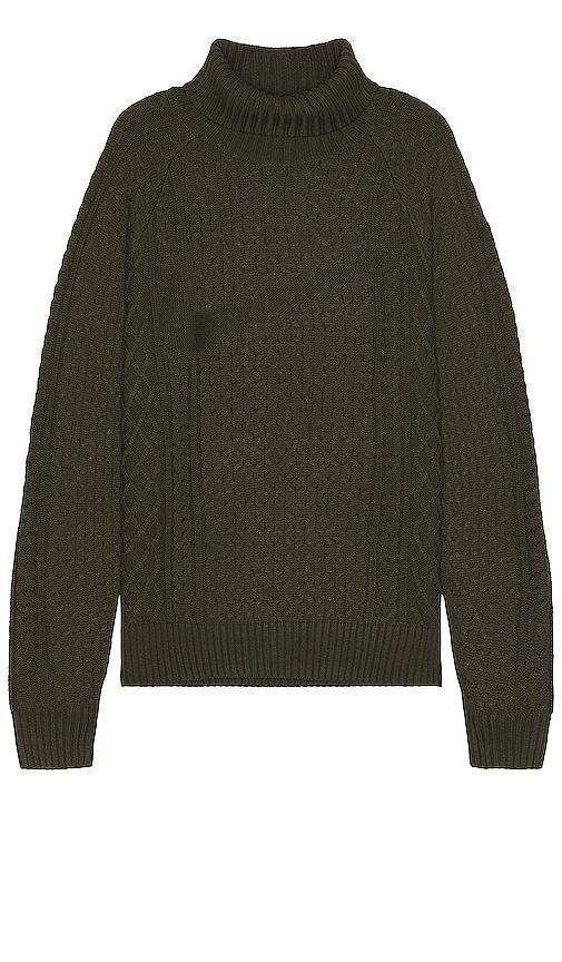 Nike Men's Life Cable Knit Turtleneck Sweater  Product Image