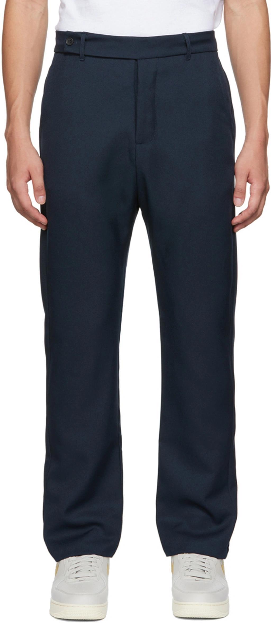 Ssense Exclusive Navy Suiting Trousers Product Image