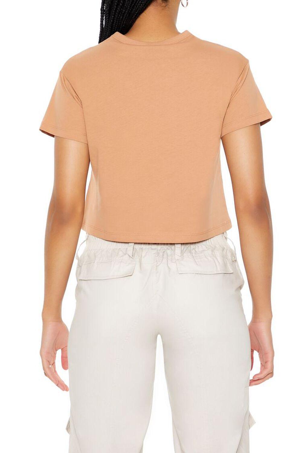 Crew Neck Cropped Tee | Forever 21 product image