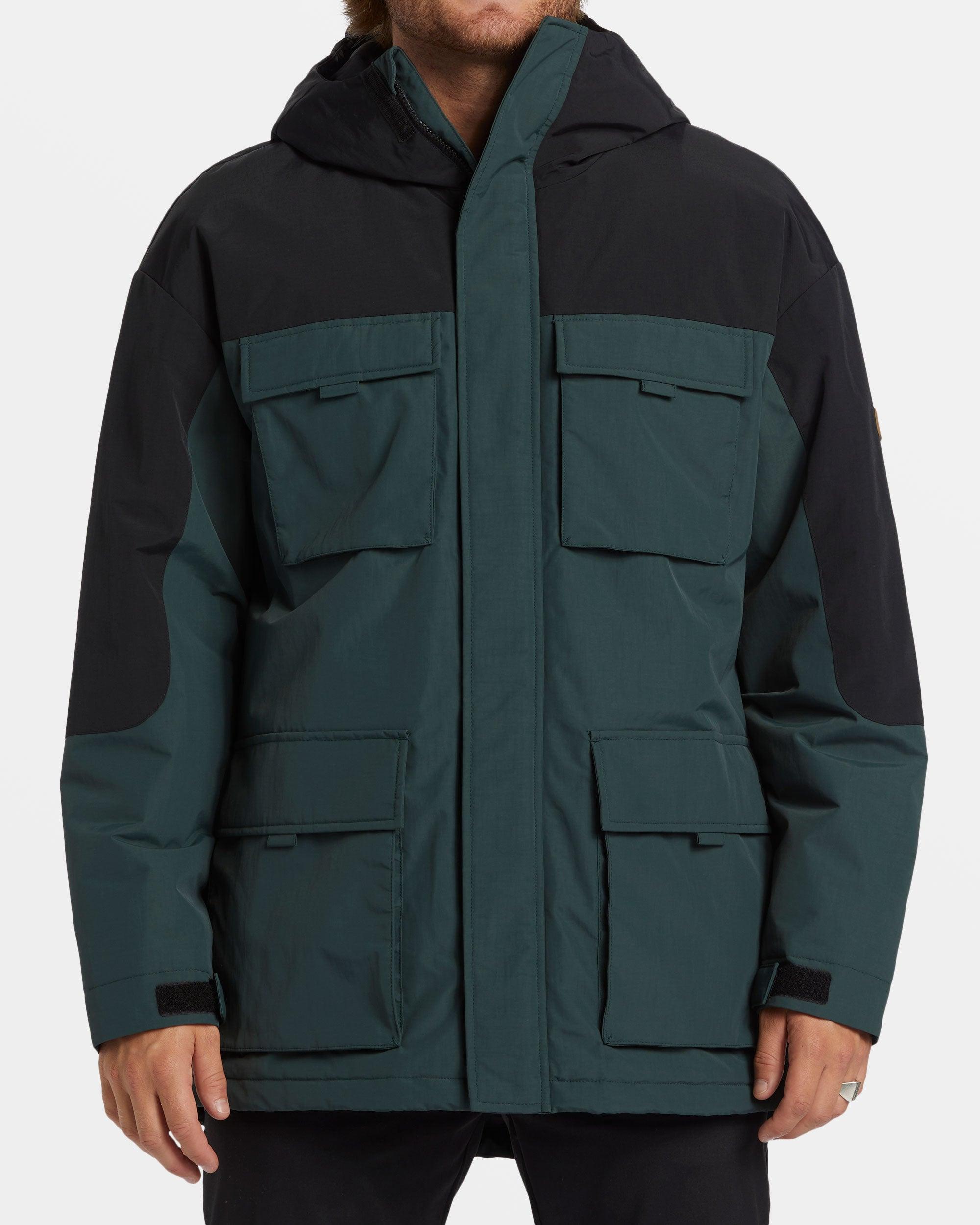 System Parka Jacket - Forest Green Male Product Image