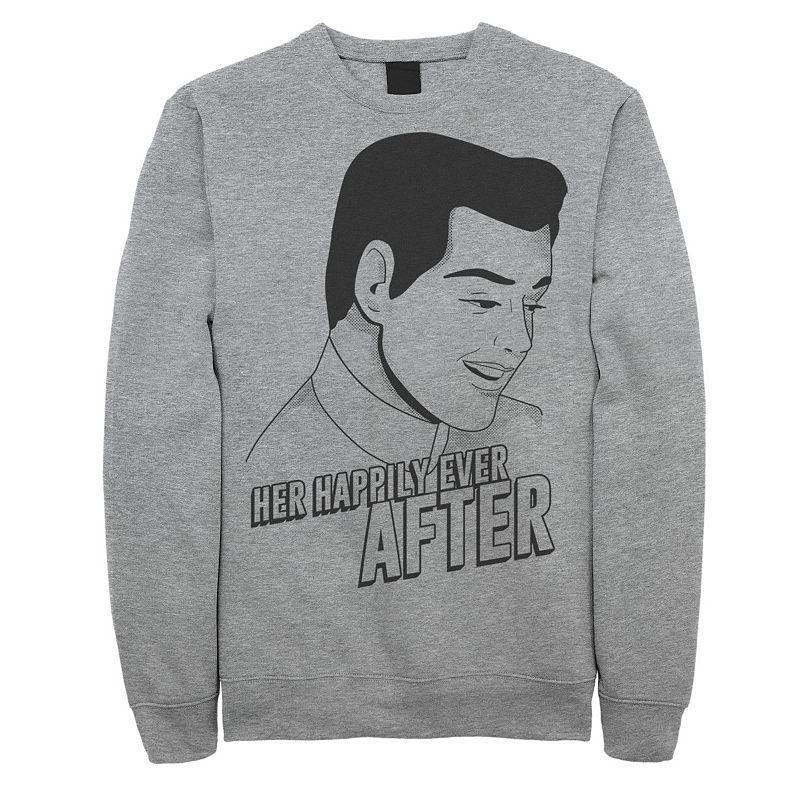 Disneys Cinderella Her Happily Ever After Mens Sweatshirt Athletic Grey Product Image