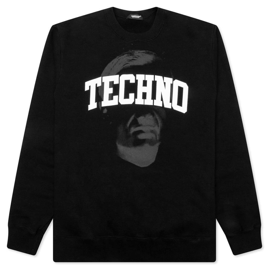 Techno Sweatshirt - Black Male Product Image