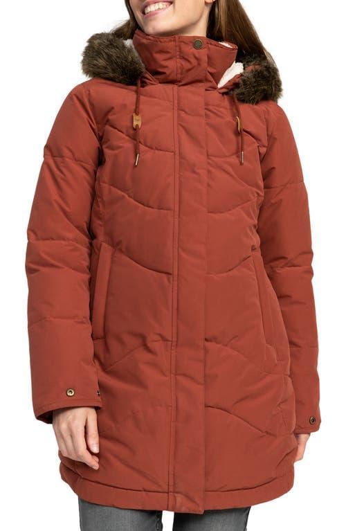 Roxy Ellie WarmLink Durable Water Repellent Coat with Faux Fur Trim Product Image