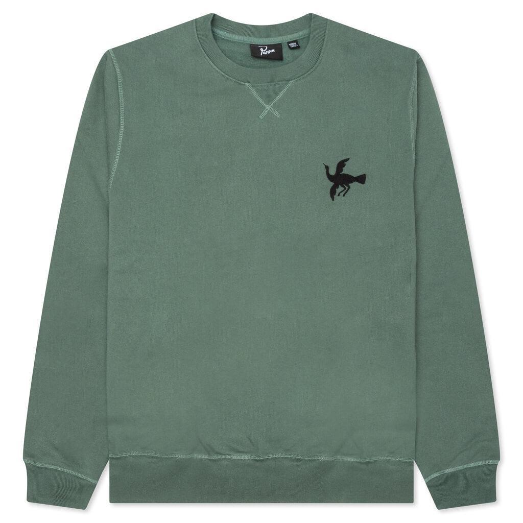 Snaked by a Horse Crewneck Sweatshirt - Pine Green Male Product Image