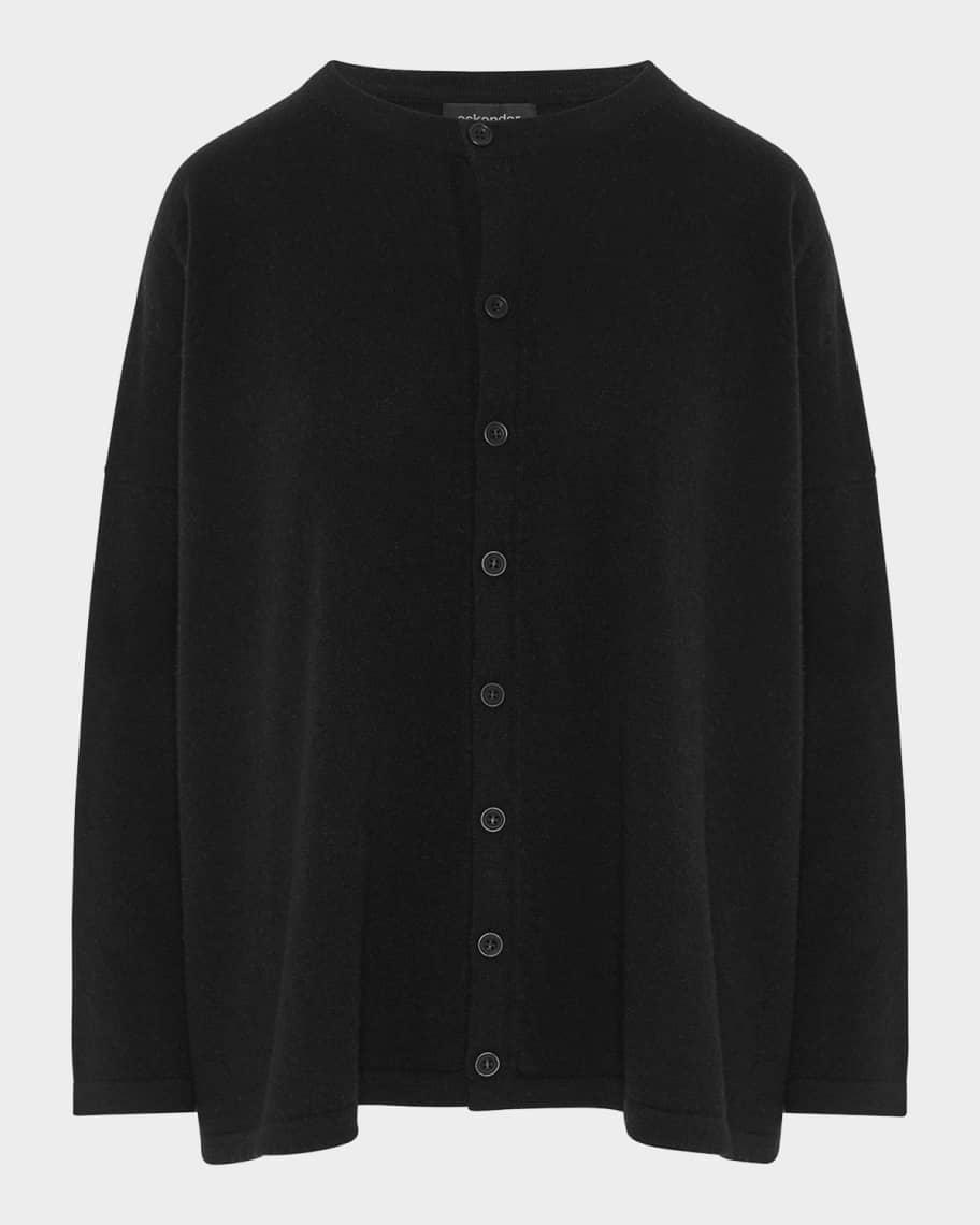 Slim-Sleeve Cashmere Cardigan (Mid Plus Length) product image