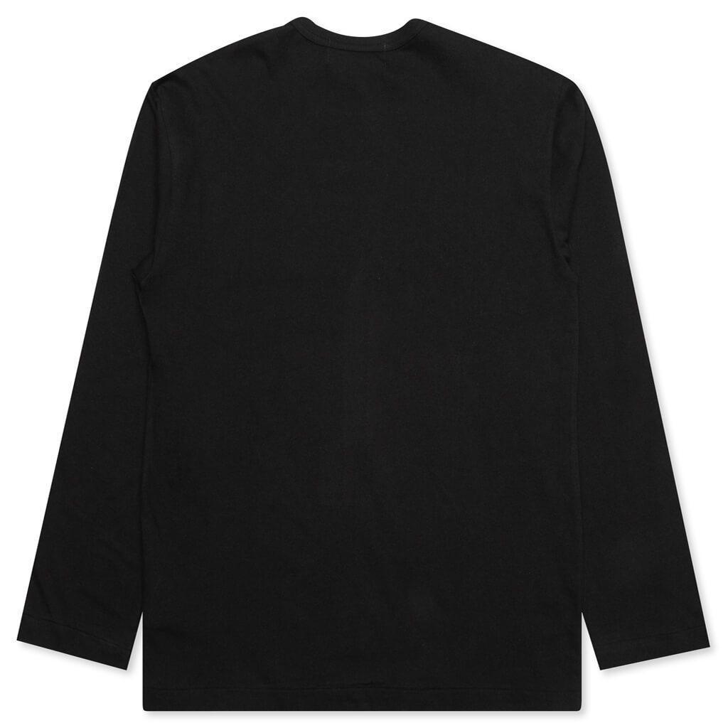 Black Emblem L/S T-Shirt - Black Male Product Image