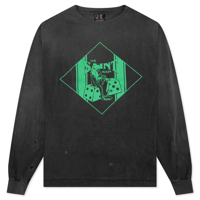 Saint Michael x Shermer Academy Saint Room L/S Tee - Black Male Product Image