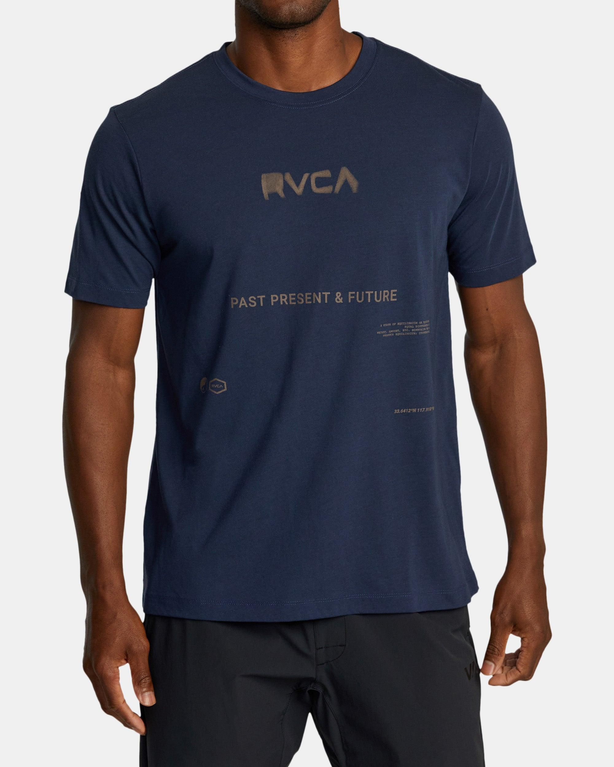 Radial Graph Sport Tech T-Shirt - Navy Product Image