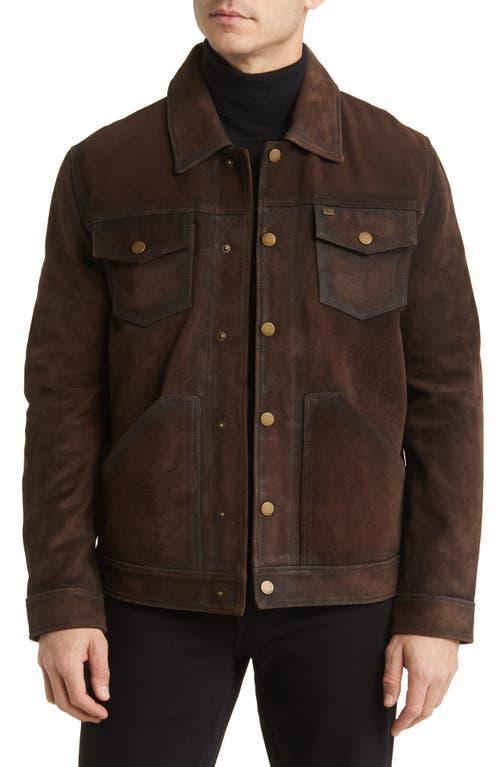 Frye Leather Trucker Jacket Product Image