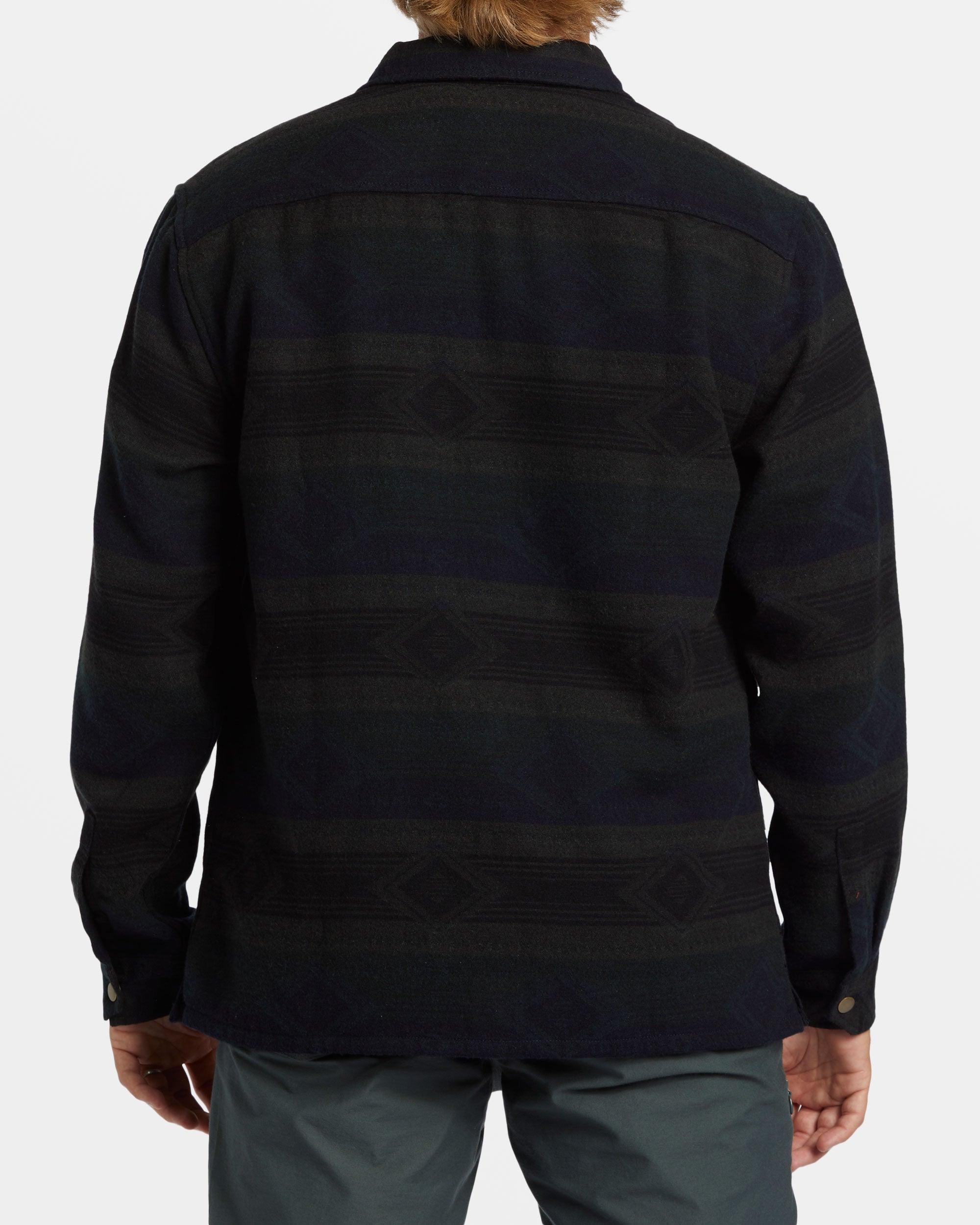 Lodge Long Sleeve Flannel Shirt - Military Male Product Image