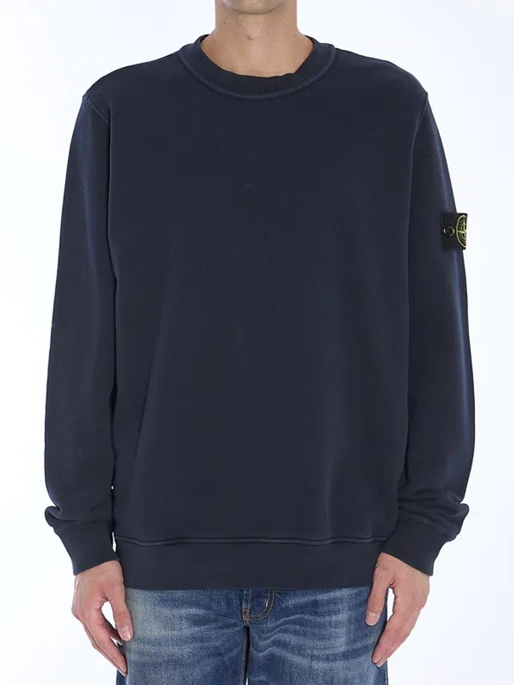 STONE ISLAND Sweatshirt In Blue Product Image