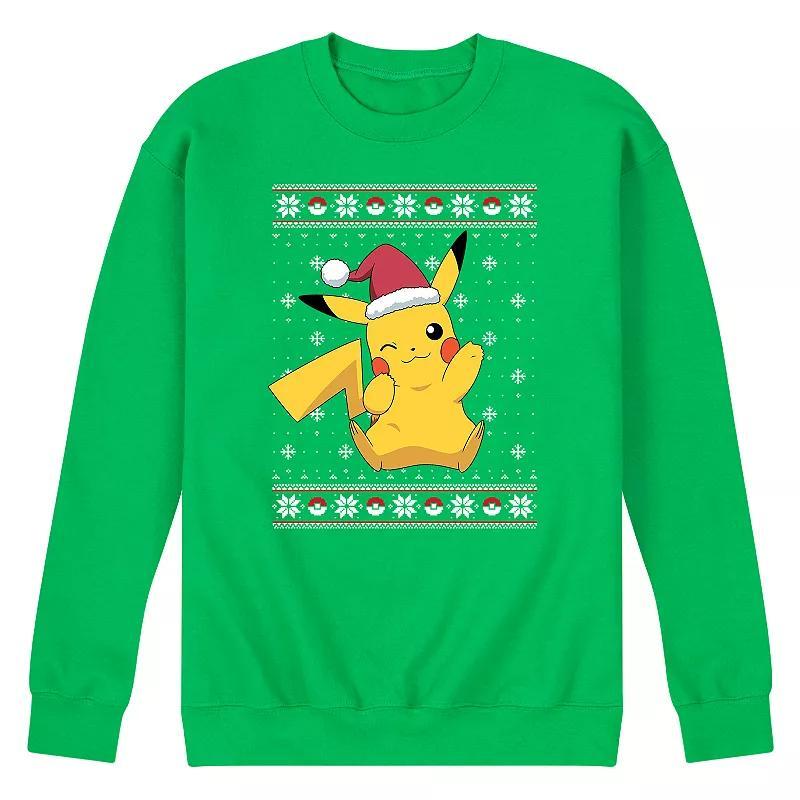 Mens Pokmon Pikachu Christmas Sweatshirt Product Image