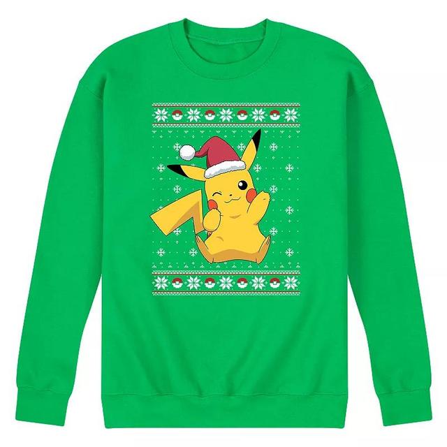 Mens Pokmon Pikachu Christmas Sweatshirt Product Image