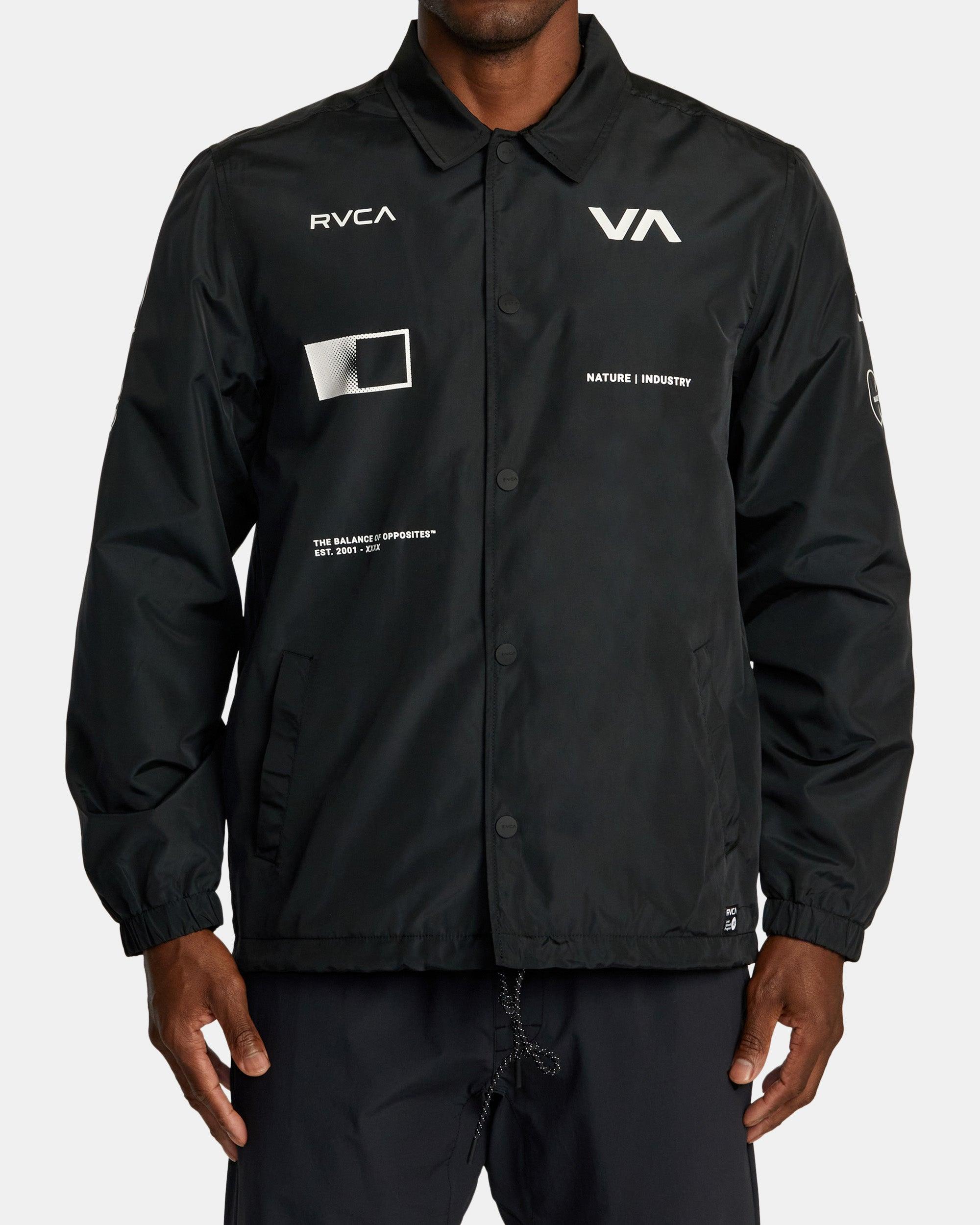 Radiate Windbreaker Coaches Jacket - Black Product Image