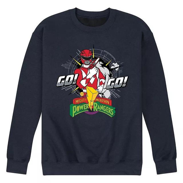 Mens Power Rangers Red Ranger Sweatshirt Blue Product Image