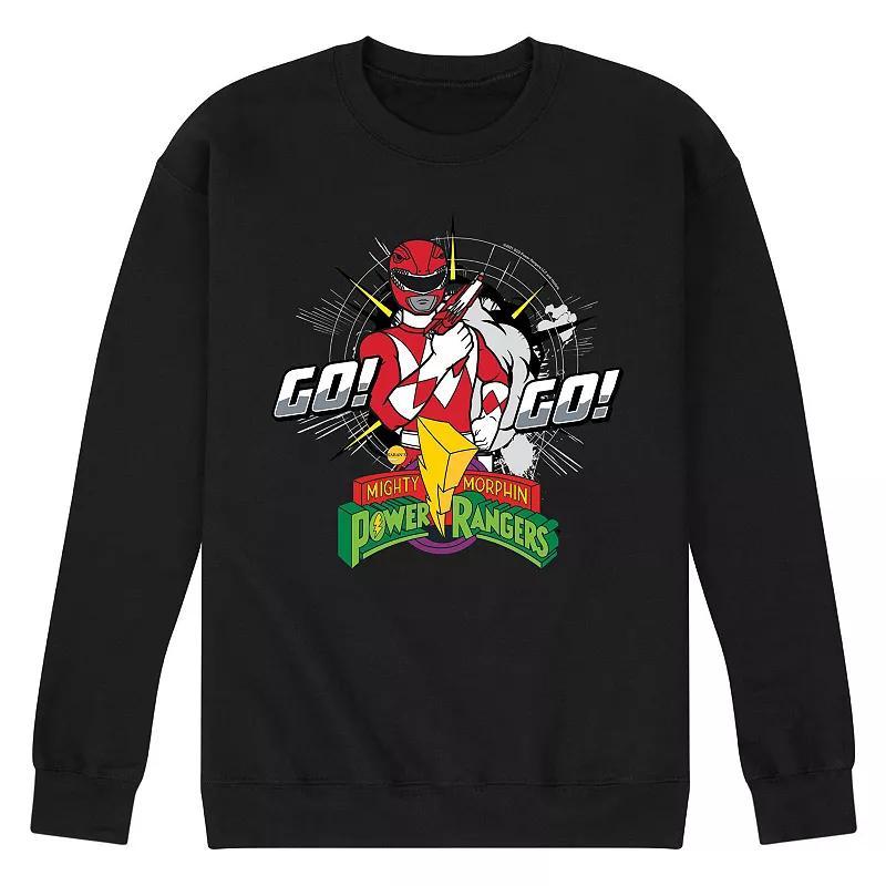 Mens Power Rangers Red Ranger Sweatshirt Blue Product Image