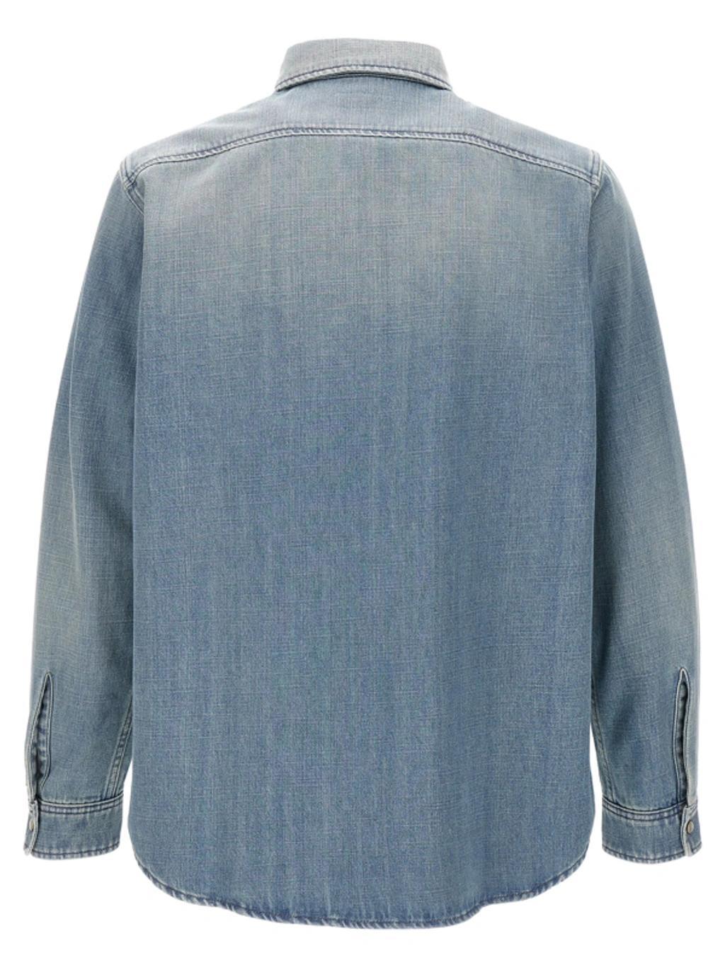 Denim Shirt In Blue Product Image