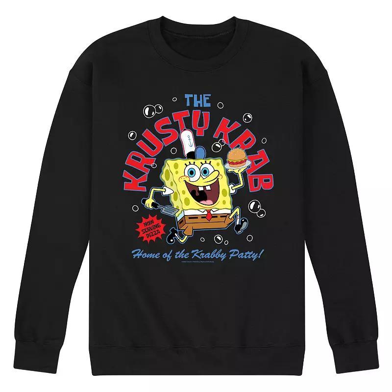 Mens Nickelodeon SpongeBob SquarePants Frusty Krab Fleece Sweatshirt Product Image