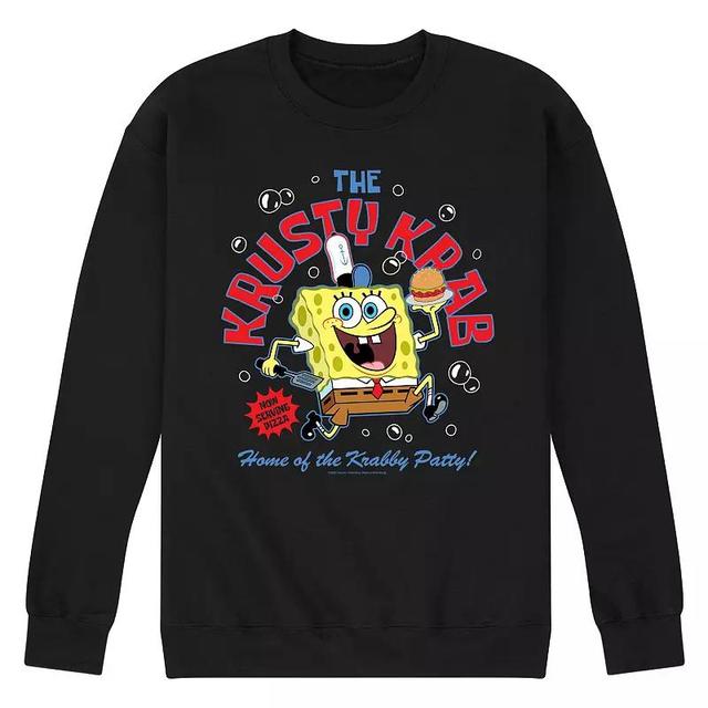 Mens Nickelodeon SpongeBob SquarePants Frusty Krab Fleece Sweatshirt Product Image